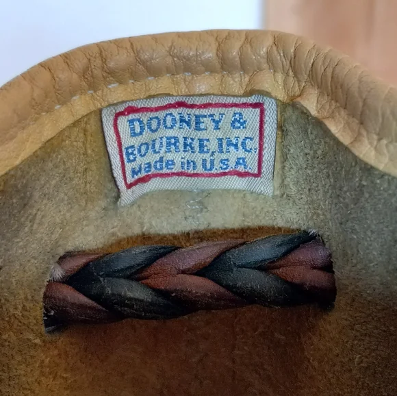 Dooney & Bourke Vintage, Teton Drawstring Bag in solid Palomino Yellow - Picture 12 of 12